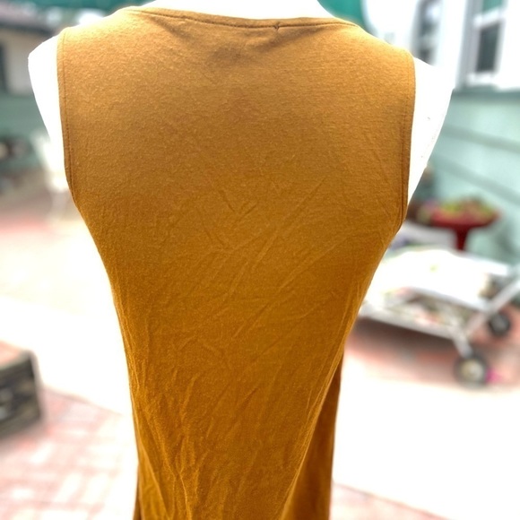 FOREVER 21 GOLDEN SUMMER TOP WITH BEADED EGYPTIAN COLLAR - Picture 5 of 6